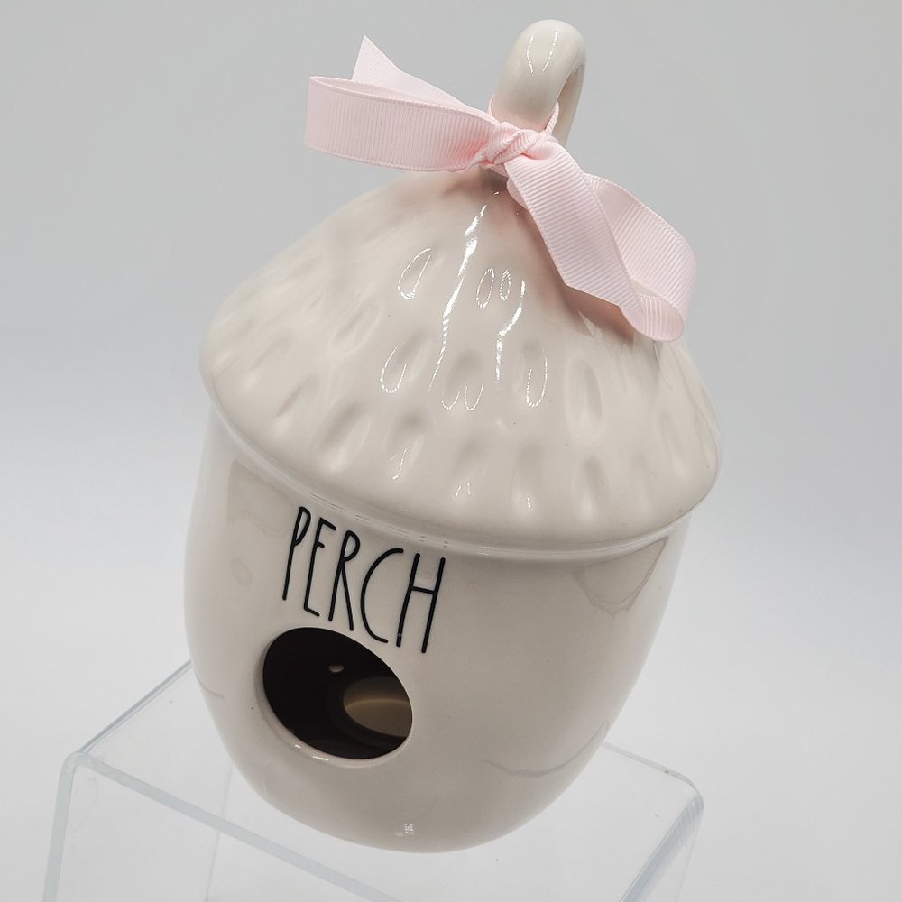 Rae Dunn Acorn Shaped PERCH Birdhouse - NWOT - Picture 13 of 14